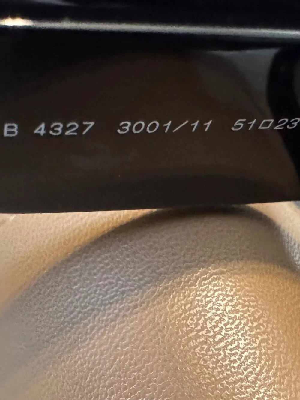 Burberry Sunglasses Delilah B4327 3977/87 Black Gloss Gold Thick Rim 51-23-140